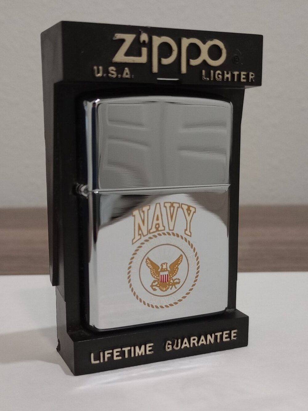 Zippo U.S Navy Chrome Lighter